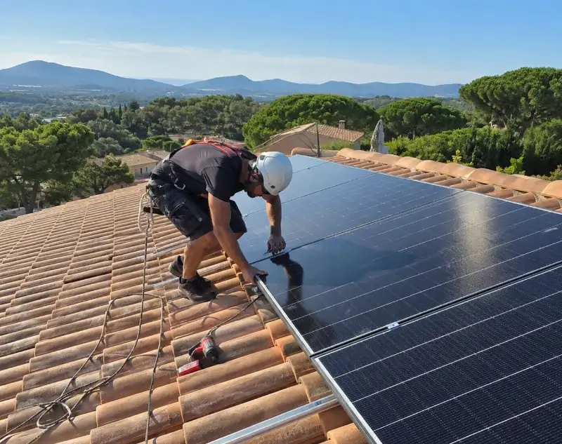 Installateur panneaux solaires Ceyras — pose photovoltaïque sur toiture