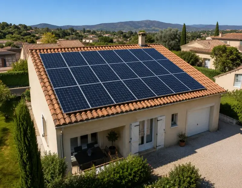 Prime à l'autoconsommation panneaux solaires Ceyras — aide financière de l'État